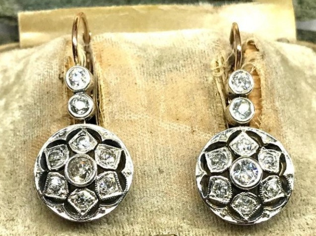 Diamond earrings